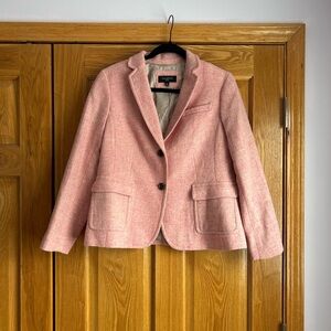 Talbots Pink Wool-blend Blazer - 12P